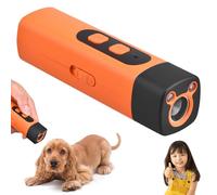 Snrtevu Entrenamiento ultrasónico suave en casa, repelente de perros por ultrasonidos, portátil, resistente a la intemperie, adecuado para todas las razas de perros