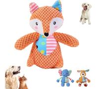 Snrtevu Juguete de peluche inmortal chirriante, juguetes de peluche para perros con chirriadores, juguetes chirriantes de peluche, juguetes para perros masticadores inmortales, hechos para tus