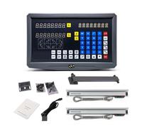 SNS-2V 2 Lectura digital del torno de fresado kit eje con 2pcs Codificador escala lineal la regla óptica 5um Kit de pantalla digital para torre(0.005mm complete kit)