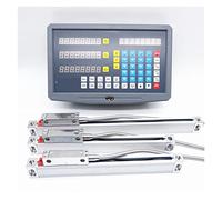 SNS-3V Máquina de torno fresado completo Kit lectura digital 3 piezas 0-1000mm Codificador escala lineal Kit de pantalla digital para torre(0.001mm complete kit)