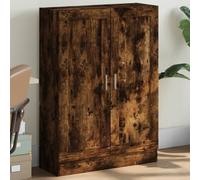 Snsowed Armario Libros Madera de ingeniería Roble Humo 82,5x30,5x115 cm, Armarios De Oficina, Armario Archivador, Mueble Archivador, Mueble Escobero Interior833786