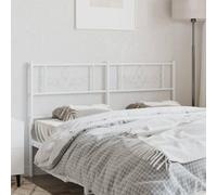 Snsowed Cabecero de Metal Blanco 160 cm, Cabeceros Cama, Cabeceros Moderno, Cabezales Cama, Muebles Habitacion, Cama Cabeza, Mueble Cabecero - 355351