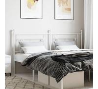 Snsowed Cabecero de Metal Blanco 180 cm, Cabeceros Cama, Cabeceros Moderno, Cabezales Cama, Muebles Habitacion, Cama Cabeza, Mueble Cabecero - 374424