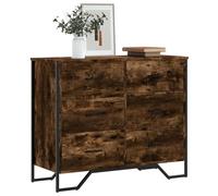 Snsowed Cajonera de Madera de ingeniería Roble Ahumado 91x35,5x74,5 cm, Comoda Dormitorio, Muebles Dormitorio, Cajonera para Armario, Gavetero Dormitorio, Cómodas Y Cajoneras - 3295304