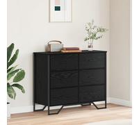 Snsowed Cajonera Roble Negro 91x35.5x74.5 cm Madera Ingenierizada, Comoda Dormitorio, Muebles Dormitorio, Cajonera para Armario, Gavetero Dormitorio, Cómodas Y Cajoneras - 3365605