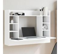 Snsowed Escritorio de Pared Madera de ingeniería Blanco 105x48x75 cm, Mesa Escritorio, Escritorio Orden, Escritorio Gaming, Office Desk, Mesa Escritorio Ordenador - 847968