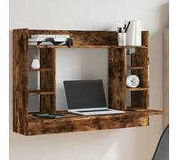 Snsowed Escritorio de Pared Madera ingeniería Roble Ahumado 105x48x75cm, Mesa Escritorio, Escritorio Orden, Escritorio Gaming, Office Desk, Mesa Escritorio Ordenador - 847972