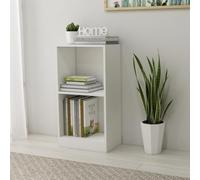 Snsowed Estantería de Madera de ingeniería Blanca 40x24x75 cm, Libreria Estanteria, Muebles Auxiliares, Estanterias Almacenaje, Mueble Almacenaje, Mueble Organizador, Estanteria Oficina - 800819