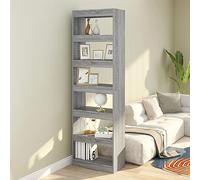 Snsowed Estantería/Divisor de Espacios Gris Sonoma 60x30x198 cm, Libreria Estanteria, Muebles Auxiliares, Estanterias Almacenaje, Mueble Almacenaje, Mueble Organizador, Estanteria Oficina - 813612