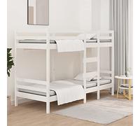 Snsowed Litera, Literas es, Literas Adultos, Cama Litera, Literas NES, Habitaciones Camas Litera, de Madera Maciza de Pino 80x200 cm