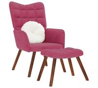 Snsowed Sillón de Relax con reposapiés Terciopelo Rojo Tinto, Butacas De Cine, Sillones Salon, Sillon Tantra Sexual, Sillón De TV, Sillon Lactancia - 4016826