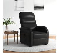 Snsowed Sillón eléctrico reclinable de Piel, Sillón Relax, Sillones Reclinables, Butaca Reclinable, Sillon Lactancia, Sillon Individual, Sofa Relax,sintética Negra