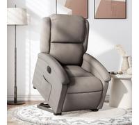 Snsowed Sillón eléctrico reclinable elevable de Tela Gris Taupe, Butacas De Cine, Sillones Salon, Sillon Tantra Sexual, Sillón De TV, Sillon Lactancia - 3204196