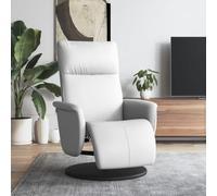 Snsowed Sillón reclinable con reposapiés Cuero sintético Blanco, Butacas De Cine, Sillones Salon, Sillon Tantra Sexual, Sillón De TV, Sillon Lactancia - 356550