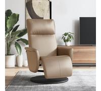 Snsowed Sillón reclinable con reposapiés Cuero sintético Capuchino, Butacas De Cine, Sillones Salon, Sillon Tantra Sexual, Sillón De TV, Sillon Lactancia - 356548