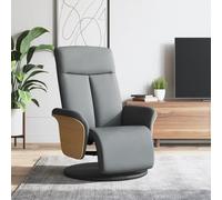 Snsowed Sillón reclinable con reposapiés Tela Gris Claro, Butacas De Cine, Sillones Salon, Sillon Tantra Sexual, Sillón De TV, Sillon Lactancia - 356521