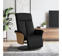 Snsowed Sillón reclinable con reposapiés Tela Negra, Butacas De Cine, Sillones Salon, Sillon Tantra Sexual, Sillón De TV, Sillon Lactancia - 356523