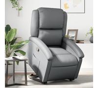 Snsowed Sillón reclinable elevable Cuero Artificial Gris, Butacas De Cine, Sillones Salon, Sillon Tantra Sexual, Sillón De TV, Sillon Lactancia - 3204229