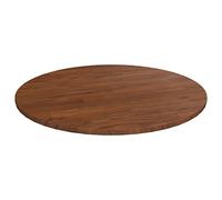 Snsowed Tablero de Mesa Redonda Madera de Roble marrón Oscuro Ø60x1,5cm, Encimera Cocina, Tableros De Madera, Table Salon, Encimera De Madera - 342968