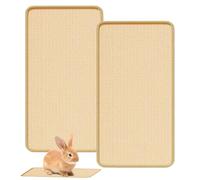 SNSYGN Rascador para conejos, 2 unidades de 30 × 60 cm, alfombrilla para rascar conejos, alfombra para rascar, gatos, para pared, conejos, accesorios para morder, dormir y anidar