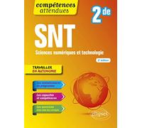 SNT - Sciences numériques et technologie - Seconde (Compétences attendues)
