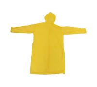 SNTSNTBOM Chubasquero para Adultos, Material de película perlada de Alta Elasticidad, diseño Plegable portátil, Fuerte Rendimiento Impermeable a Prueba de Viento, Talla única con (Amarilla)