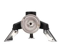 SNTSNTBOM para adaptador de lata de gas, núcleo totalmente de cobre, resistente a altas temperaturas, patas plegables, contacto estable con el suelo, diseño portátil para estufa