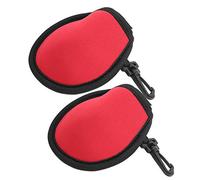 SNTSNTBOM para Dispositivos electrónicos, Funda Protectora de Neopreno Impermeable, Duradera con Cremallera de Hebilla, Forro Interior, Material ecológico, diseño Elegante para (Roja)