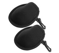 SNTSNTBOM para Dispositivos electrónicos, Funda Protectora de Neopreno Impermeable, Duradera con Cremallera de Hebilla, Forro Interior, Material ecológico, diseño Elegante para (Negra)