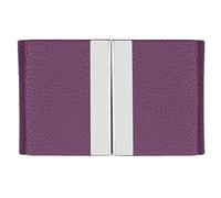 SNTSNTBOM Portatarjetas de visita para hombres, ultrafino de gran capacidad para 15-20 tarjetas, cuero de PU de aluminio, antideslizante resistente a la moda, diseño doble (400#)