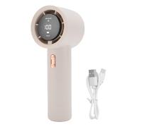 SNTSNTBOM Ventilador Turbo portátil de mano, 199 velocidades, viento, 3000mAh, pantalla Digital recargable por USB, Mini ventilador portátil para viajes al aire y Camping