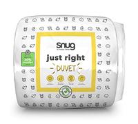 Snug Just Right - Edredón Doble de 10,5 TOG, para Todo el año, cómodo, Lavable a máquina e hipoalergénico, Cama Doble, Color Blanco