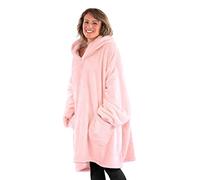 Snug Rug Rosa Manta Sudadera con Capucha y Forro Polar Sherpa para Adultos, Manta con Capucha Suave, cómoda y de Gran tamaño con Mangas para los Brazos Que, suéter Unisex