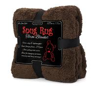 Snug Rug Special Edition Luxury - Manta de Lana Sherpa, 127 x 178 cm (Marrón)