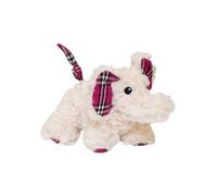 SNUGAROOZ 96217 - Juguete Ella The Elephant de 11 pulgadas, blanco y cuadros, paquete de 48