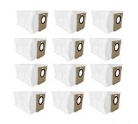 Snugawarm Para Xiaomi X10 Plus X20 Plus y para DREAME para aspiradoras robóticas de la serie L10, 12 bolsas de polvo de 2.5 L con filtración de 4 capas