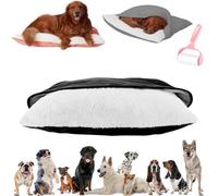 Snuggle Burrow Dog Bed,Removable Washable Burrow Pet Bed,Comfort Covered Puppy Tent Beds,Semi Enclosed Anti Slip Indoor Plush Dogs Nest