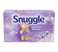 Snuggle Exhilarations - Hojas secadoras suavizantes, lavanda y vainilla orquídea, 70 unidades