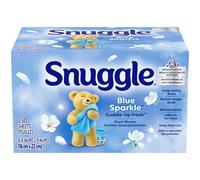 Snuggle Hojas de secadora suavizante de telas, brillo azul, 230 unidades