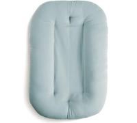 snuggle me Me® Nido Bebé Recién Nacido (De 0 a 9 Meses): Nido Bebé de Algodón Orgánico de Primera Calidad con el Centro Relleno de Fibra, 100% Lavable a Máquina y con Bolsa de Viaje (Slate)