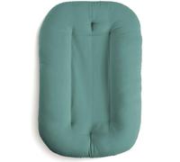 snuggle me Me® Nido Bebé Recién Nacido (De 0 a 9 Meses): Nido Bebé de Algodón Orgánico de Primera Calidad con el Centro Relleno de Fibra, 100% Lavable a Máquina y con Bolsa de Viaje (Moss)