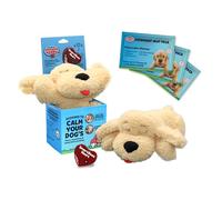 Snuggle Puppy Además con 3 Paquetes de Calor y Todos los nuevos Smartbeat activados por Movimiento RealFeel Heartbeat, Alivio de la ansiedad de Mascotas y Ayuda calmante, Juguete cómodo para