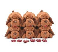 Snuggle Puppy - Juguete original para cachorros con latido del corazón, paquete de 6 unidades para criadores y refugios, paquete de pulso y calor de sensación real, ayuda para dormir calmante para la