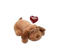 Snuggle Puppy Junior, Heartbeat Puppy Toy para razas pequeñas, juguete de peluche más pequeño con pulso de sensación real, diseñado para uso en jaulas y rutinas tempranas, galleta