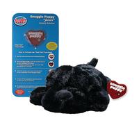 Snuggle Puppy Junior - Peluche con Latido para Perros, Ayuda para Dormir y Alivio de la Ansiedad para Cachorros (Negro)