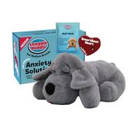 Snuggle Puppy Original - Peluche con Latido para Perros, Alivio de la Ansiedad y Calmante, Juguete Reconfortante para el Adiestramiento - Gris