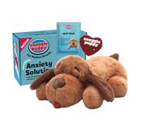 Snuggle Puppy Original - Peluche con Latido para Perros, Alivio de la Ansiedad y Calmante, Juguete Reconfortante para el Adiestramiento - Biscuit