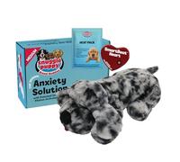 Snuggle Puppy Original - Peluche con Latido para Perros, Alivio de la Ansiedad y Calmante, Juguete Reconfortante para el Adiestramiento - Merle