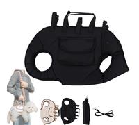 Snuggle Sling Dog Carrier, Dog Full Body Lift Harness for Small Dogs, Small Carrier Backpack, Adjustable Pet Backpack, Suitable for Dogs of Different Weights (Black,M)