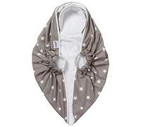 Snugglebundl 655656 - Mantita para bebé con asas - gris con estrellas, unisex